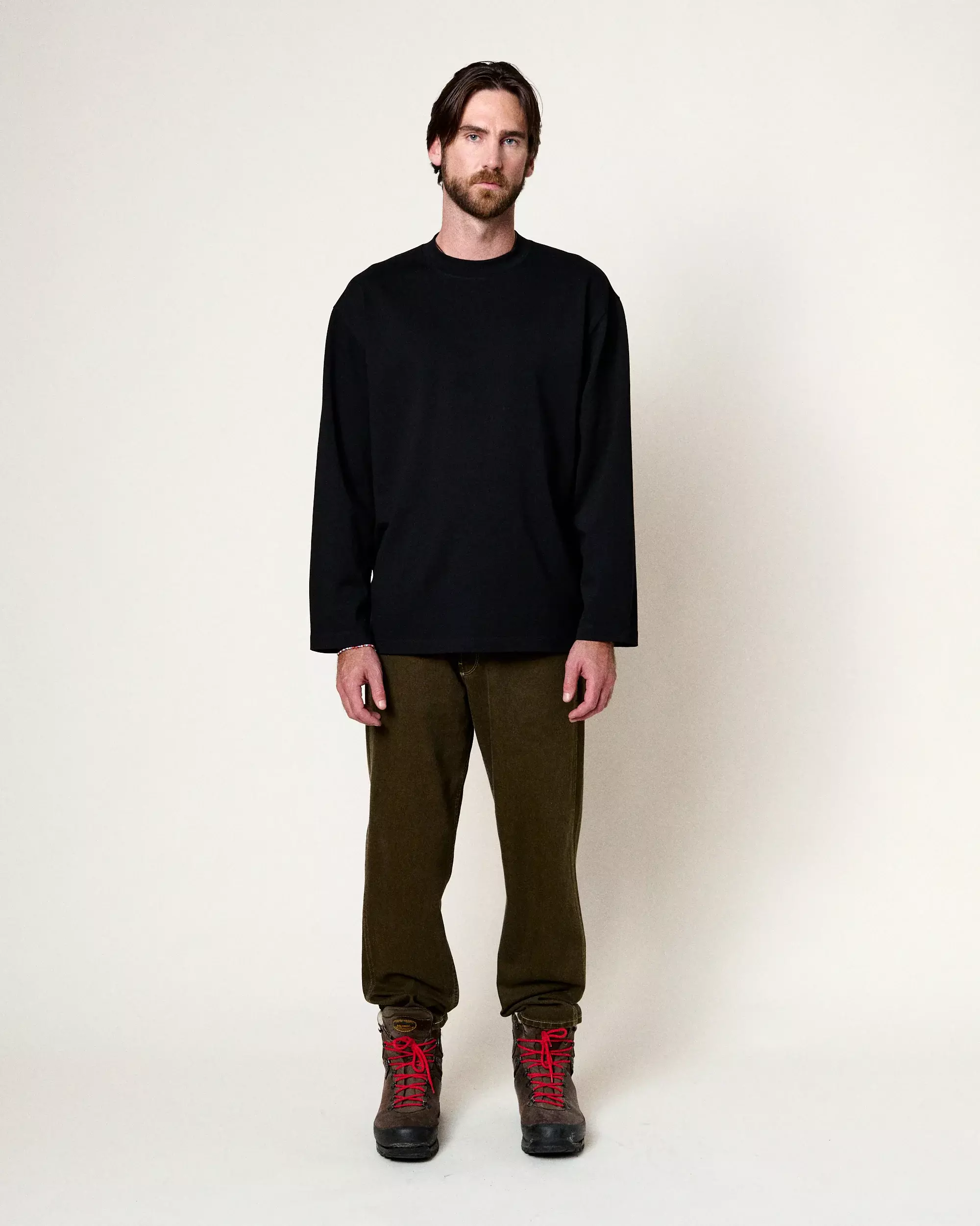 Homecore MKO Long Black Oversized Longsleeve Herren schwarz